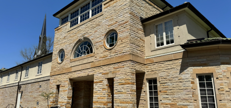 Sewickley Public Library Awarded $750,000 Keystone Grant for First Floor Renovation Exterior entrance of the Sewickley Public Library from the parking lot