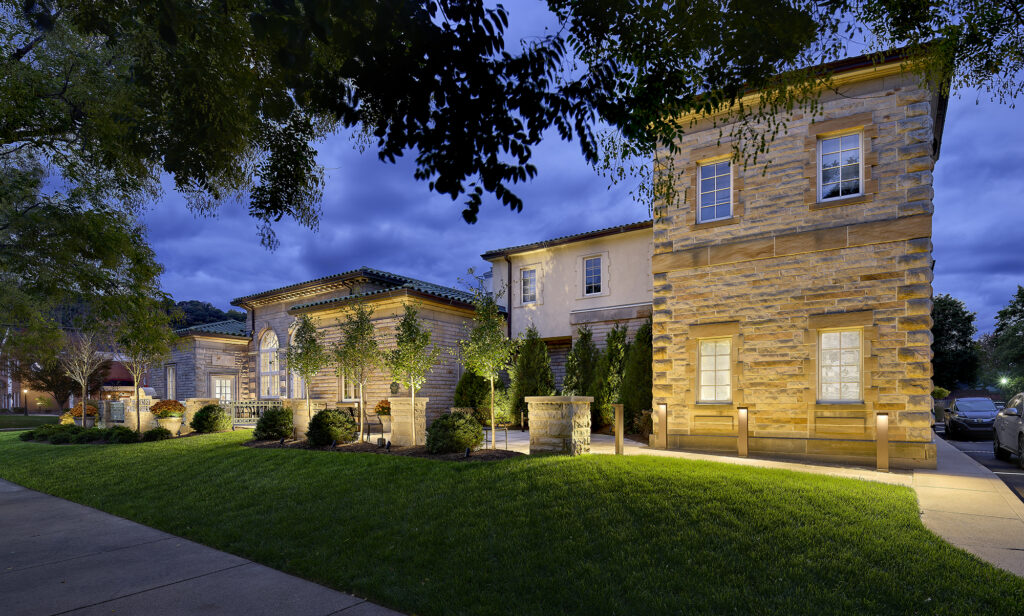 Exterior image of Sewickley Public Library from Broad Street